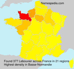 Surname Lebouvier in France Surname Lebouvier in France