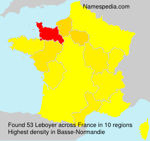 Surname Leboyer in France Surname Leboyer in France