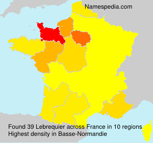 Surname Lebrequier in France Surname Lebrequier in France