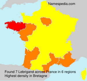 Surname Lebrigand in France Surname Lebrigand in France