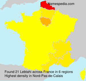 Surname Lebtahi in France Surname Lebtahi in France