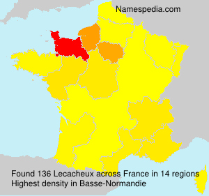 Surname Lecacheux in France Surname Lecacheux in France