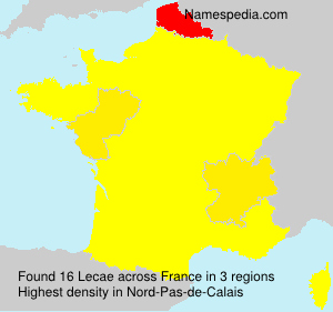 Surname Lecae in France Surname Lecae in France