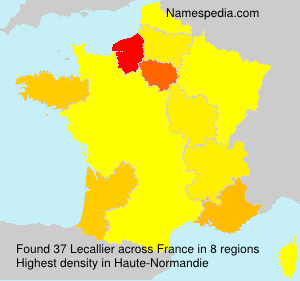 Surname Lecallier in France Surname Lecallier in France