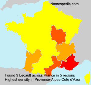 Surname Lecault in France Surname Lecault in France