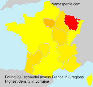 Surname Lechaudel in France Surname Lechaudel in France