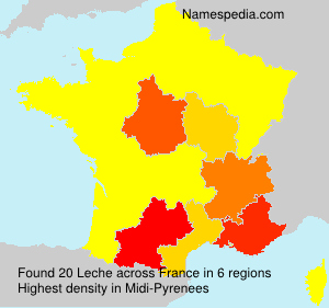 Surname Leche in France Surname Leche in France
