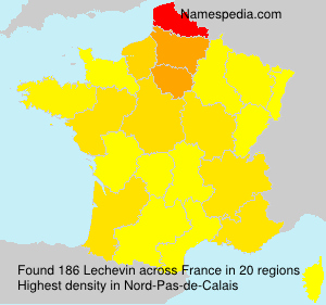 Surname Lechevin in France Surname Lechevin in France