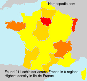 Surname Lechleider in France Surname Lechleider in France