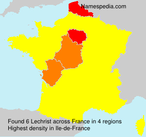 Surname Lechrist in France Surname Lechrist in France