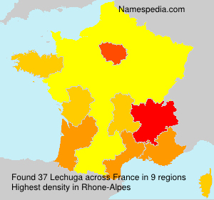 Surname Lechuga in France Surname Lechuga in France