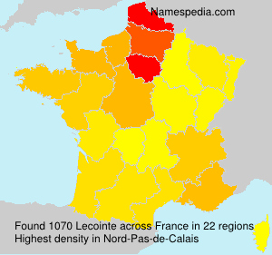 Surname Lecointe in France Surname Lecointe in France