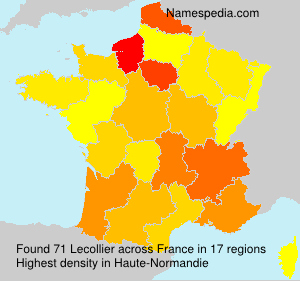 Surname Lecollier in France Surname Lecollier in France