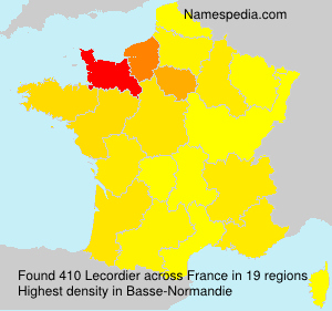 Surname Lecordier in France Surname Lecordier in France
