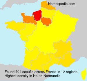 Surname Lecoufle in France Surname Lecoufle in France