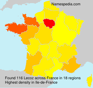 Surname Lecoz in France Surname Lecoz in France