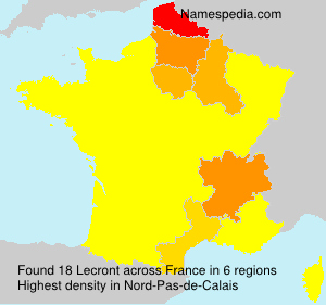 Surname Lecront in France Surname Lecront in France