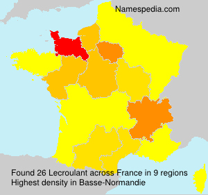Surname Lecroulant in France Surname Lecroulant in France