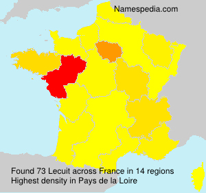 Surname Lecuit in France Surname Lecuit in France