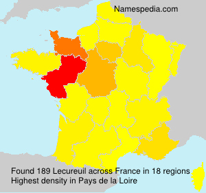 Surname Lecureuil in France Surname Lecureuil in France