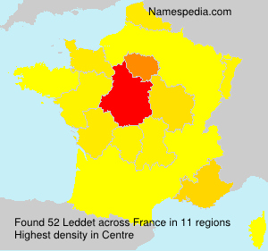 Surname Leddet in France Surname Leddet in France