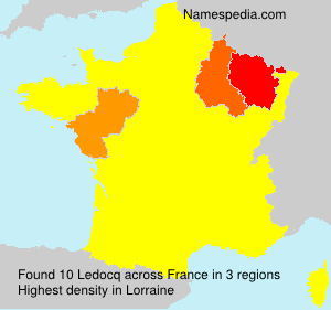 Surname Ledocq in France Surname Ledocq in France
