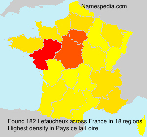 Surname Lefaucheux in France Surname Lefaucheux in France