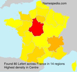 Surname Lefert in France Surname Lefert in France