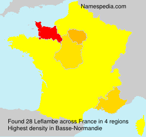 Surname Leflambe in France Surname Leflambe in France