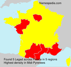 Surname Legad in France Surname Legad in France