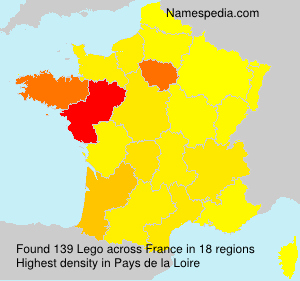 Surname Lego in France Surname Lego in France