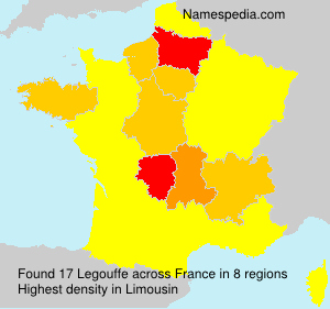 Surname Legouffe in France Surname Legouffe in France