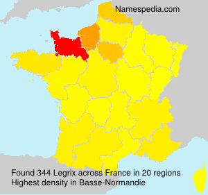 Surname Legrix in France Surname Legrix in France