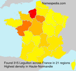 Surname Leguillon in France Surname Leguillon in France