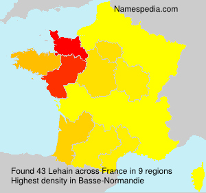 Surname Lehain in France Surname Lehain in France
