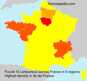 Surname Leheurteux in France Surname Leheurteux in France