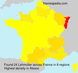 Surname Lehmuller in France Surname Lehmuller in France