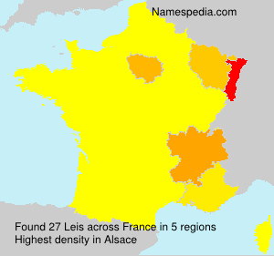 Surname Leis in France Surname Leis in France
