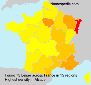 Surname Leiser in France Surname Leiser in France