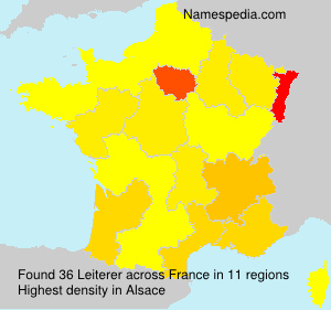 Surname Leiterer in France Surname Leiterer in France