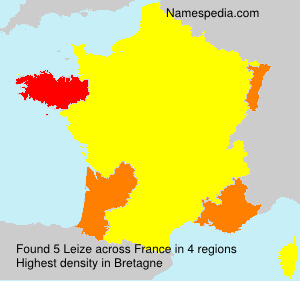 Surname Leize in France Surname Leize in France
