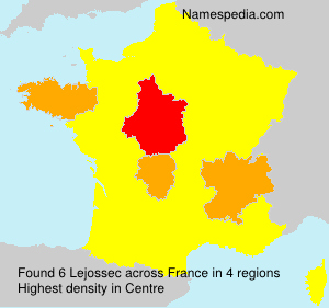 Surname Lejossec in France Surname Lejossec in France