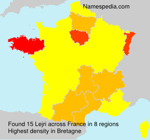 Surname Lejri in France Surname Lejri in France