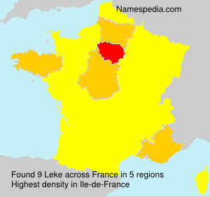 Surname Leke in France Surname Leke in France