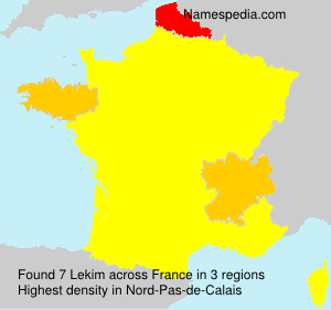 Surname Lekim in France Surname Lekim in France
