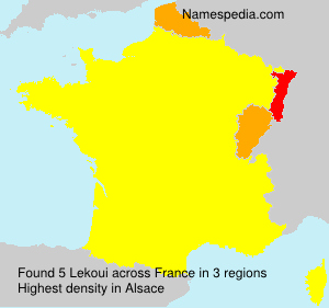 Surname Lekoui in France Surname Lekoui in France