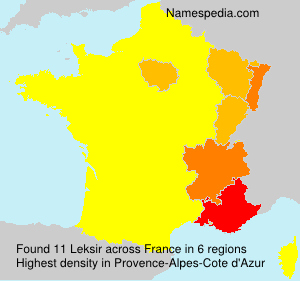 Surname Leksir in France Surname Leksir in France
