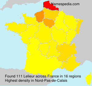 Surname Lelieur in France Surname Lelieur in France