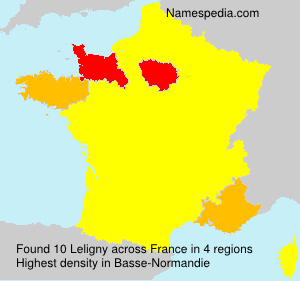 Surname Leligny in France Surname Leligny in France
