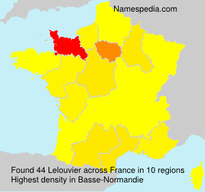 Surname Lelouvier in France Surname Lelouvier in France